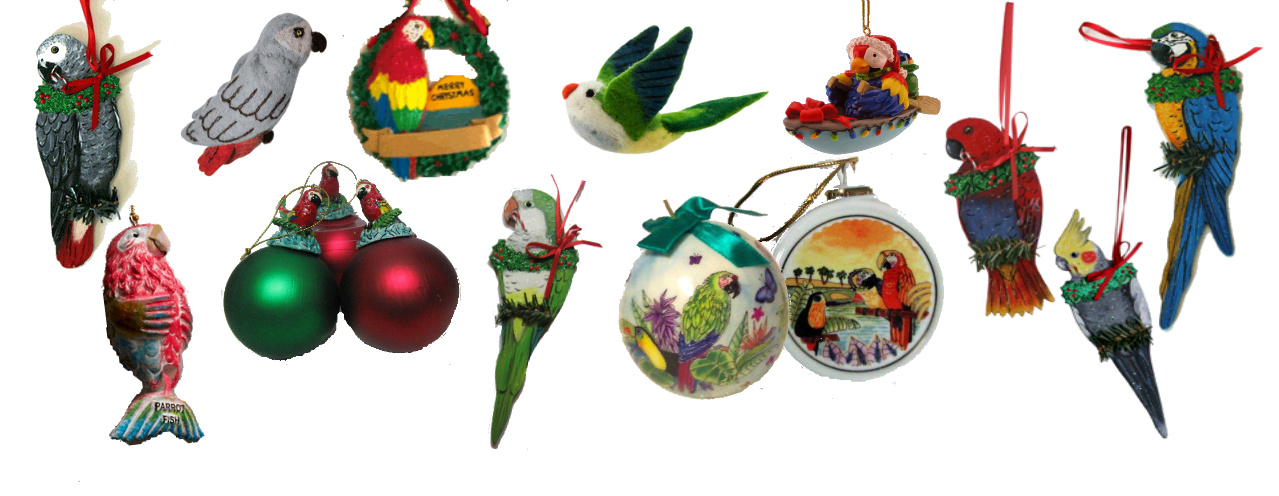 Shop Christmas Parrot Ornaments